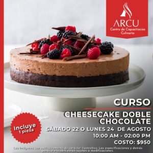 Cheesecake doble chocolate